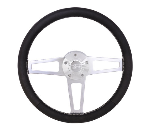 Billet T Series Steering Wheel and Installation Kit 1912-1 - front view