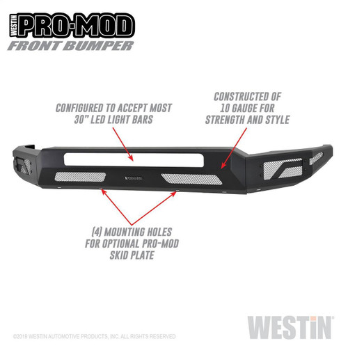 Westin Pro-Mod Front Bumper for Ford F-250/350/450/550 Super Duty 11-16