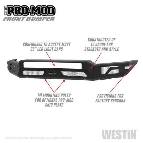 Westin Pro-Mod Front Bumper for Toyota Tacoma 16-20