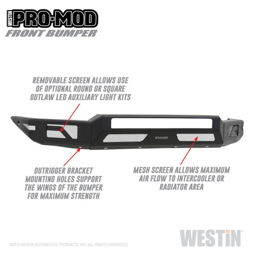 Westin Pro-Mod Front Bumper for Toyota Tacoma 16-20
