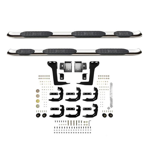 Westin PRO TRAXX 5 W2W Oval Nerf Step Bars for Ram 1500 Quad Cab w/ 6.5ft Bed 19-20 - SS
