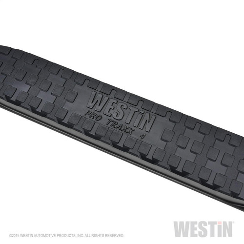 Westin PRO TRAXX 4 Oval Nerf Step Bars for Toyota Tacoma Access Cab 05-21 - Black