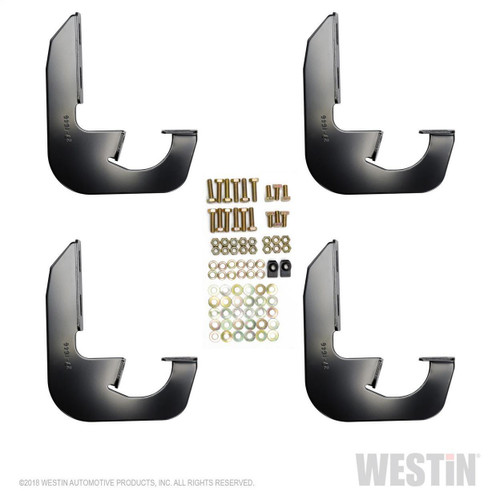 Westin Running Board Mount Kit for Chevy Silverado 1500 Reg Cab 14-18 - Black