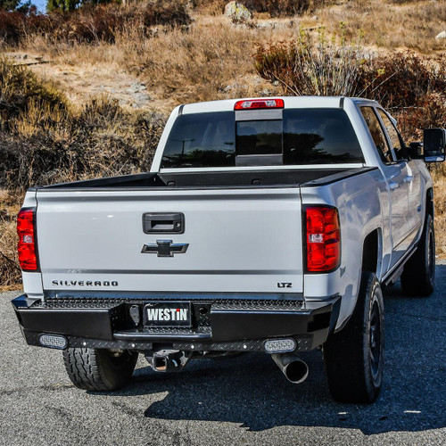 Westin HDX Bandit Rear Bumper for Chevrolet Silverado 14-18