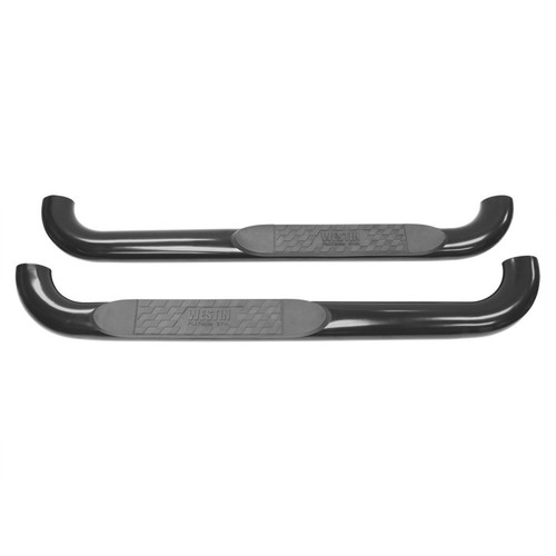 Westin Platinum 4 Oval Nerf Step Bars for Ford F-150 Reg Cab 15-18 - Black