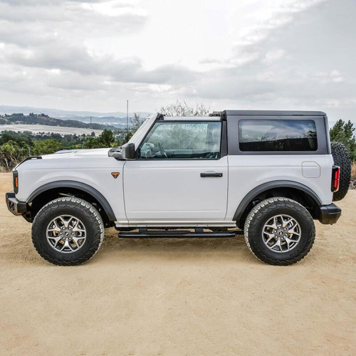 Westin PRO TRAXX 4 Oval Nerf Step Bars for Ford Bronco (2-Door) 21-22 - Textured Black