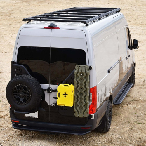 Westin Mesa Roof Rack for Mercedes-Benz Sprinter 144in WB/High Roof 19-23 - Tex. Blk