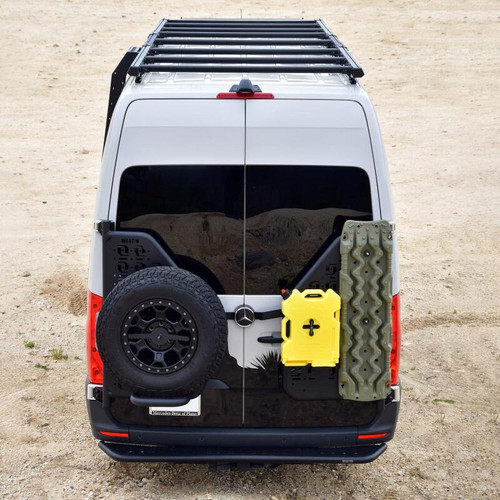 Westin Mesa Roof Rack for Mercedes-Benz Sprinter 144in WB/High Roof 19-23 - Tex. Blk