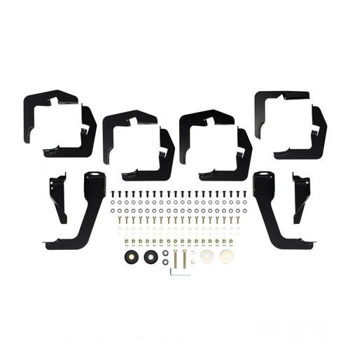 Westin PRO TRAXX 5 WTW Oval Nerf Step Bars for Toyota Tundra D-Cab (6.5 ft) 07-18 - Black