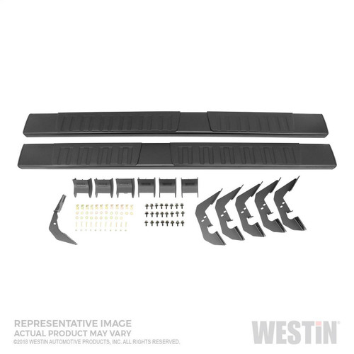 Westin R7 Nerf Step Bars for Ford F-150 SuperCrew 15-18 - Black