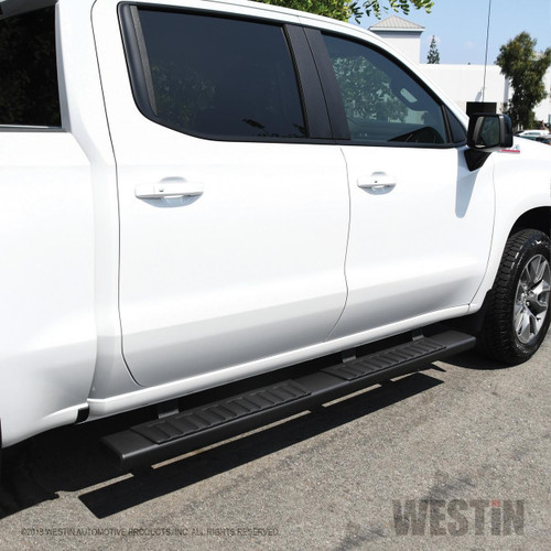 Westin R7 Nerf Step Bars for Chevy Silverado/Sierra 1500 Crew Cab 2019 - Black