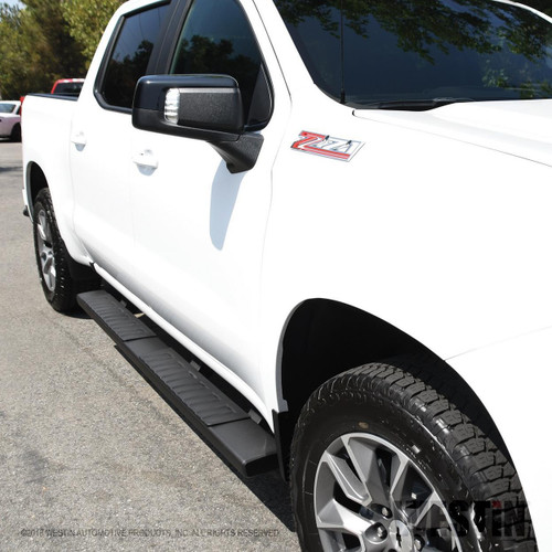 Westin R7 Nerf Step Bars for Chevy Silverado/Sierra 1500 Crew Cab 2019 - Black
