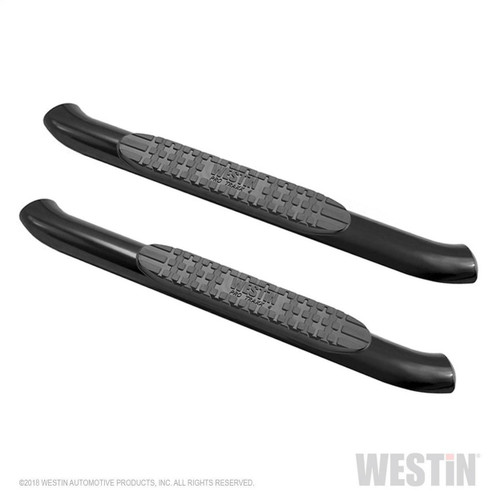 Westin PRO TRAXX 4 Oval Nerf Step Bars for Jeep Wrangler JL 2DR 18-20 - Textured Black