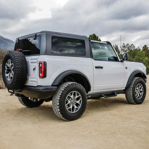 Westin/HDX Drop Nerf Step Bars for Ford Bronco (2-Door) 2021+ - Textured Black