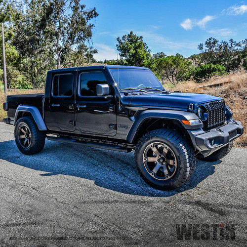 Westin R5 Nerf Step Bars for Jeep Gladiator 2020 - Black