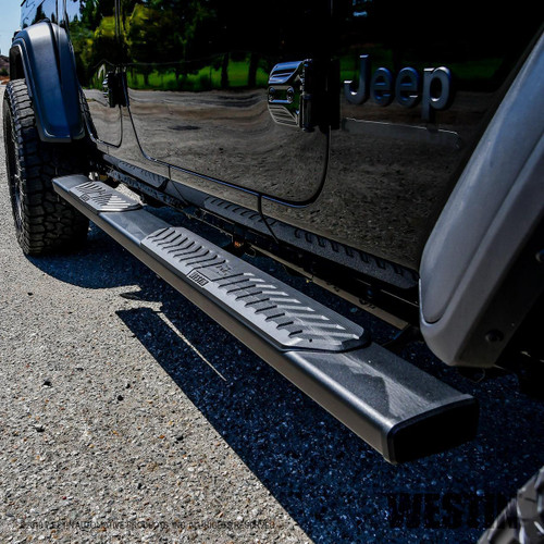 Westin R5 Nerf Step Bars for Jeep Gladiator 2020 - Black