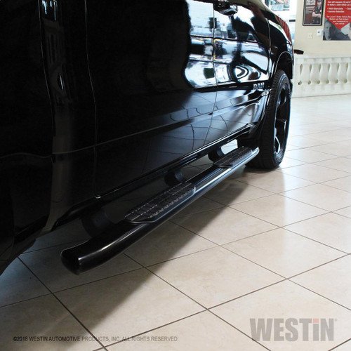 Westin PRO TRAXX 5 Oval Nerf Step Bars for Ram 1500 Crew Cab (Excl. Classic) 19 - Black