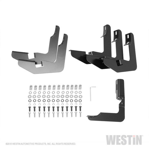 Westin PRO TRAXX 5 Oval Nerf Step Bars for Ram 1500 Crew Cab (Excl. Classic) 19 - Black