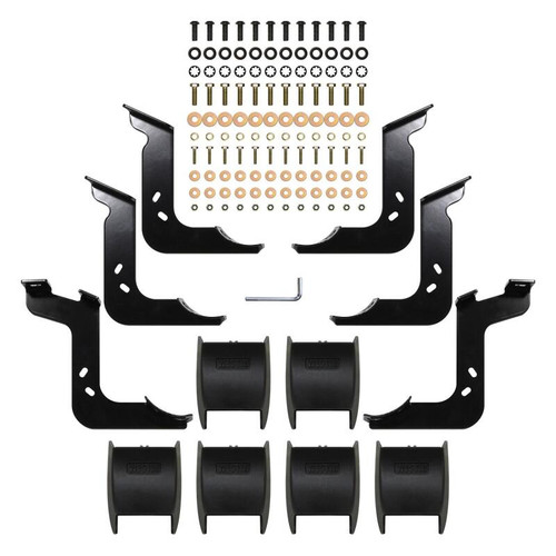 Westin PRO TRAXX 4 Oval Nerf Step Bars for Toyota Tundra Double Cab 2022 - Black