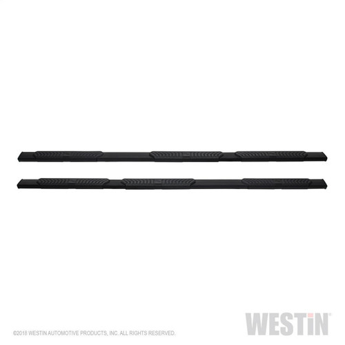 Westin R5 M-Series Nerf Step Bars for Chevrolet Silverado 1500 Crew Cab 5.5ft 07-18 - Black