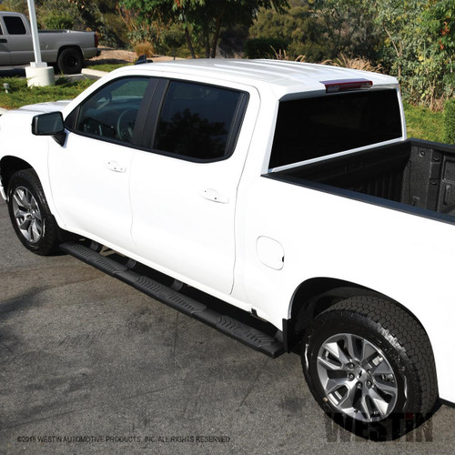 Westin R5 Modular Nerf Step Bars for Chevy Silverado/Sierra 1500 Crew (5.5ft) 2019 - Black