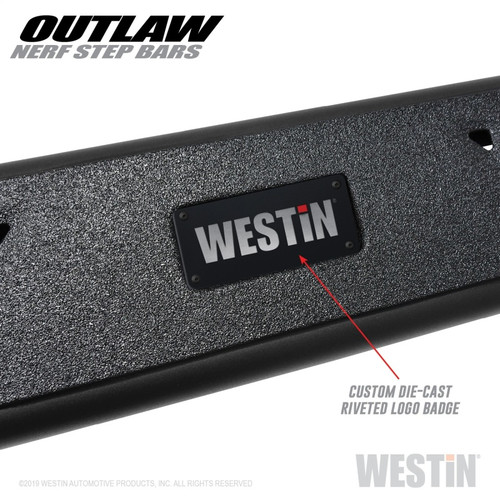 Westin Outlaw Nerf Step Bars for Ford F-150 SuperCrew/F-250/350 Crew Cab 15-19