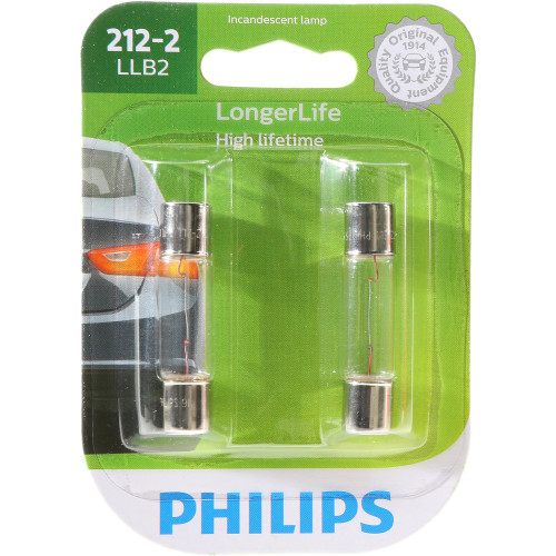 LongerLife Miniature Bulb 212-2LL (2 Pack) 212-2LLB2 - packaging, front view