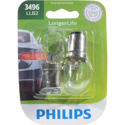 LongerLife Miniature Bulb 3496LL (2 Pack) 3496LLB2 - packaging, front view