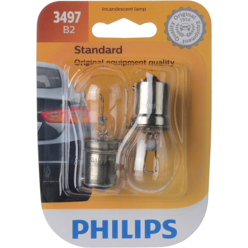 Standard Miniature Bulb 3497 (2 Pack) 3497B2 - packaging, front view