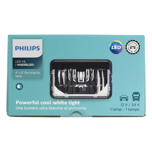 LED Integral Beam Headlight H4656 H4656LED - packaging, top view