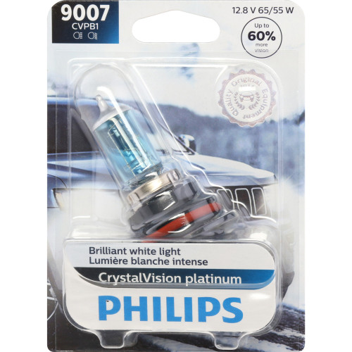 CrystalVision Platinum Headlight Bulb 9007 9007CVPB1 - packaging, front view