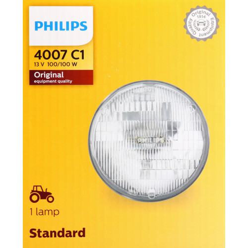 Standard Sealed Beam Headlight 4007 4007C1 - packaging, front view