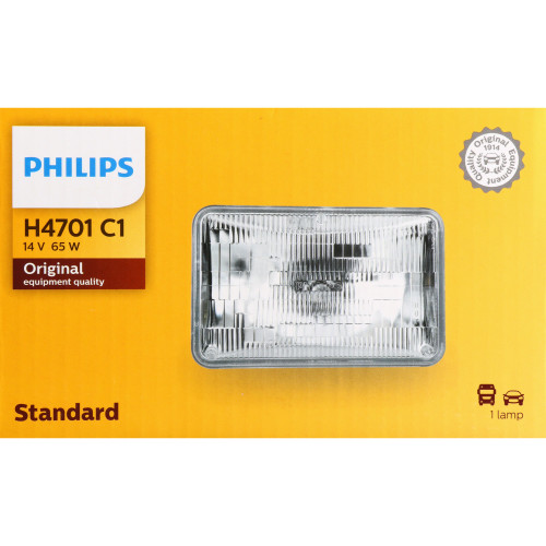 Standard Sealed Beam Headlight H4701 H4701C1 - packaging, front view