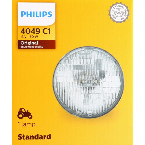 Standard Sealed Beam Headlight 4049 4049C1 - packaging, front view