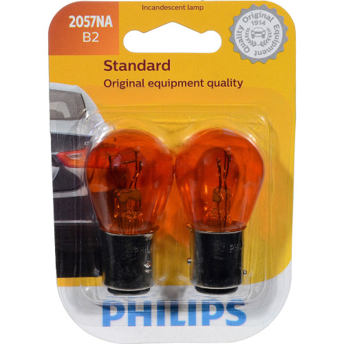 Standard Miniature Bulb 2057NA (2 Pack) 2057NAB2 - packaging, front view