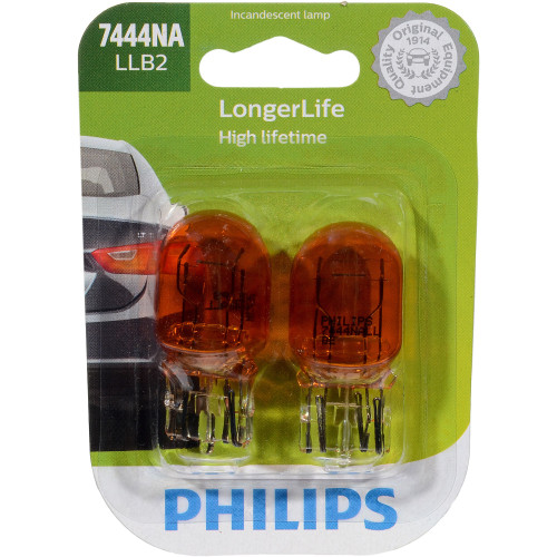 LongerLife Miniature Bulb 7444NALL (2 Pack) 7444NALLB2 - packaging, front view