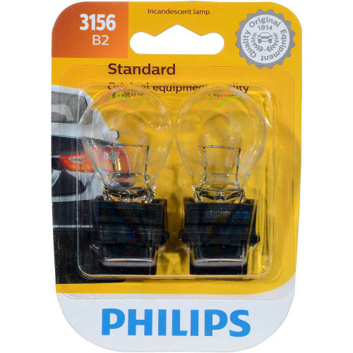 Standard Miniature Bulb 3156 (2 Pack) 3156B2 - packaging, front view