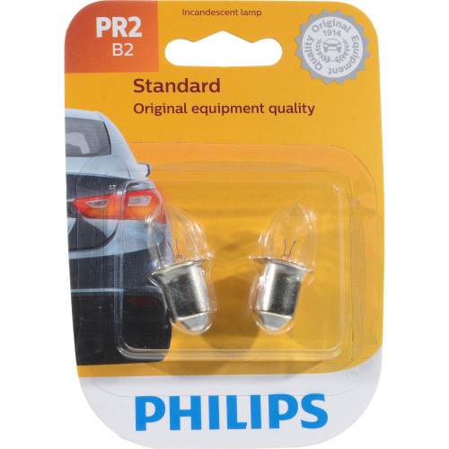 Standard Miniature Bulb PR2 PR2B2 - packaging, front view