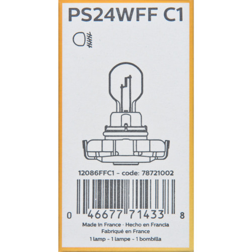 HiPerVision Bulb PS24WFF PS24WFFC1 - packaging, back view