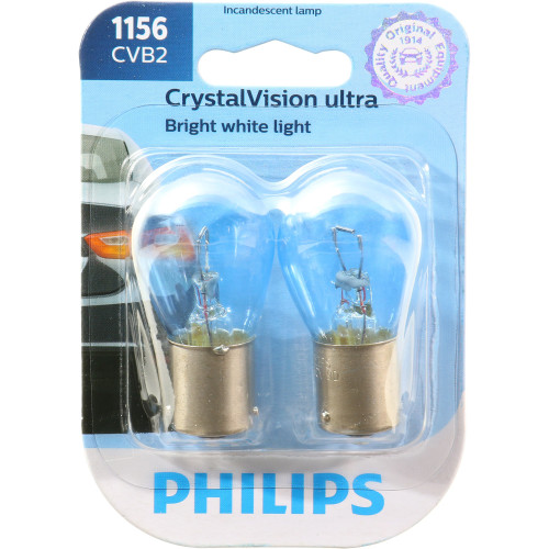 CrystalVision Ultra Miniature Bulb 1156 (2 Pack) 1156CVB2 - packaging, front view