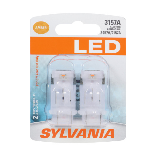 Amber LED Mini Bulb 3157A (2 Pack) 3157ASL.BP2 - packaging