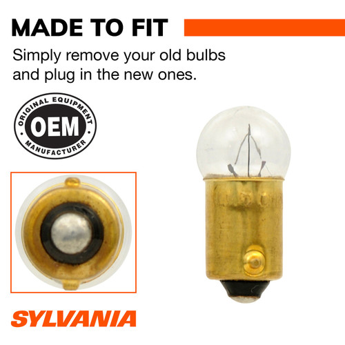 Long Life Mini Bulb 1445 (2 Pack) 1445LL.BP2 - connector view