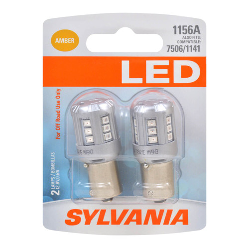 Amber LED Mini Bulb 1156A (2 Pack) 1156ASL.BP2 - packaging