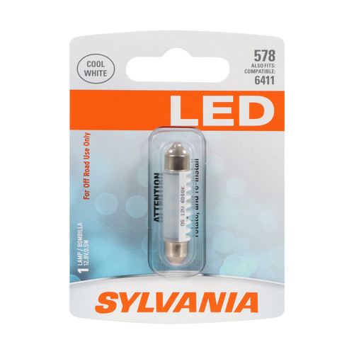 White LED Mini Bulb 578 578SL.BP - front view