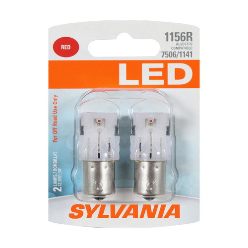 Red LED Mini Bulb 1156R (2 Pack) 1156RSL.BP2 - front view