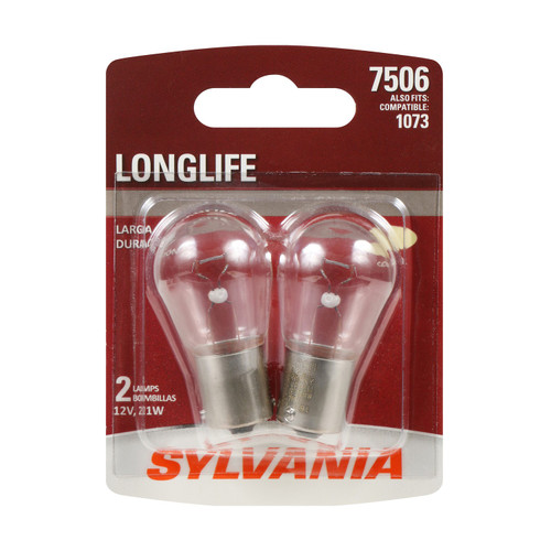 Long Life Mini Bulb 7506 (2 Pack) 7506LL.BP2 - front view