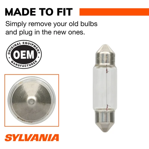 Long Life Mini Bulb 6418 (2 Pack) 6418LL.BP2 - connector view