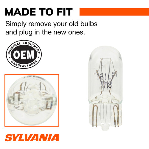 Long Life Mini Bulb 161 (2 Pack) 161LL.BP2 - connector view