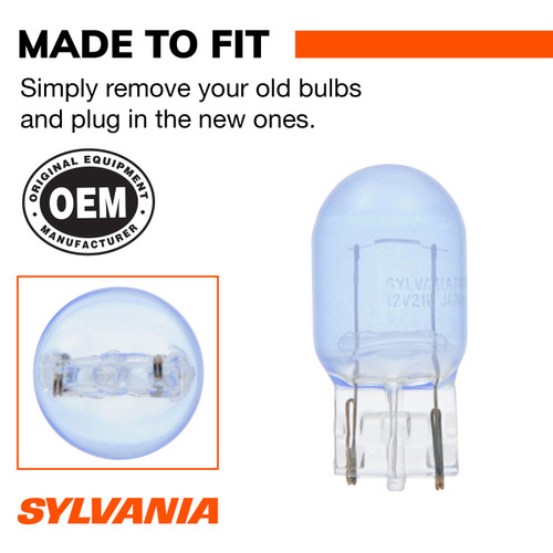 SilverStar Mini Bulb 7440 (2 Pack) 7440ST.BP2 - connector view
