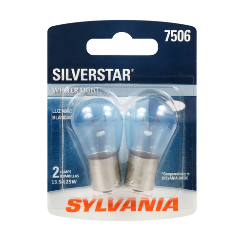 SilverStar Mini Bulb 7506 (2 Pack) 7506ST.BP2 - front view